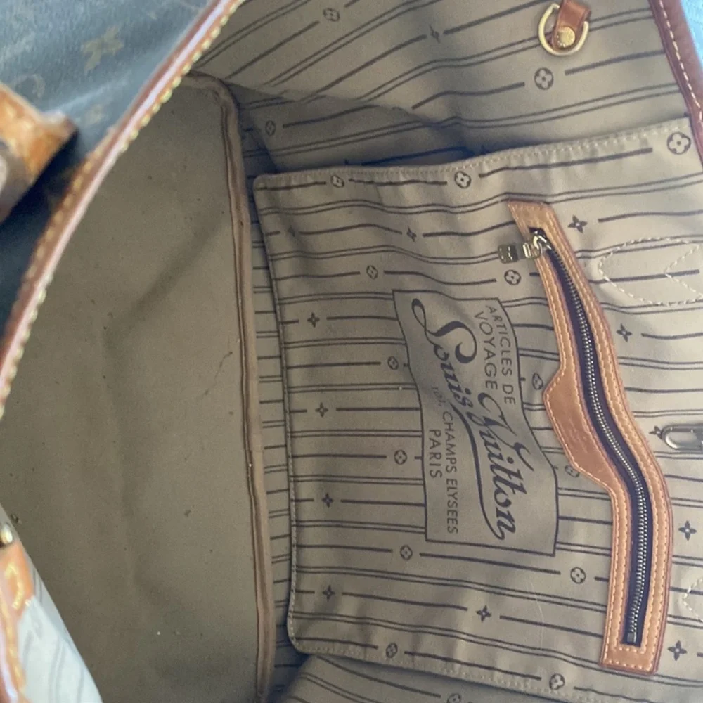 Louis Vuitton Monogram Canvas Brown Tote Bag
